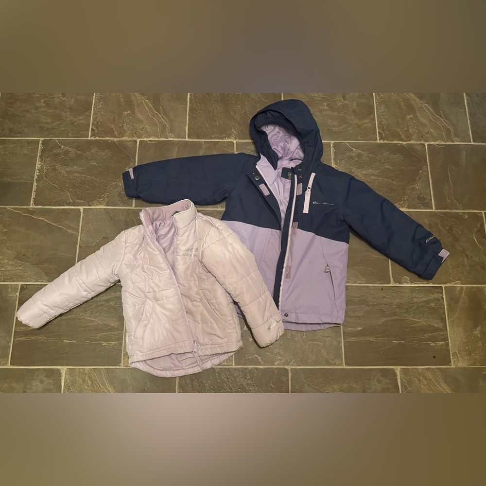 Eddie Bauer 3-in-1 winter coat, Size XXS (4) toddler